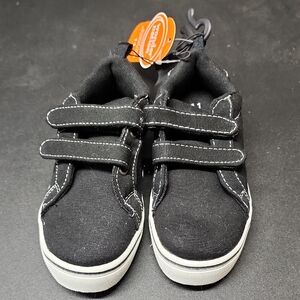 Healthtex Black Canvas Sneakers for Kids
